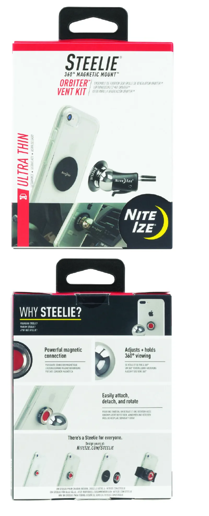 NiteIze Steelie Orbiter Vent Mount Kit
